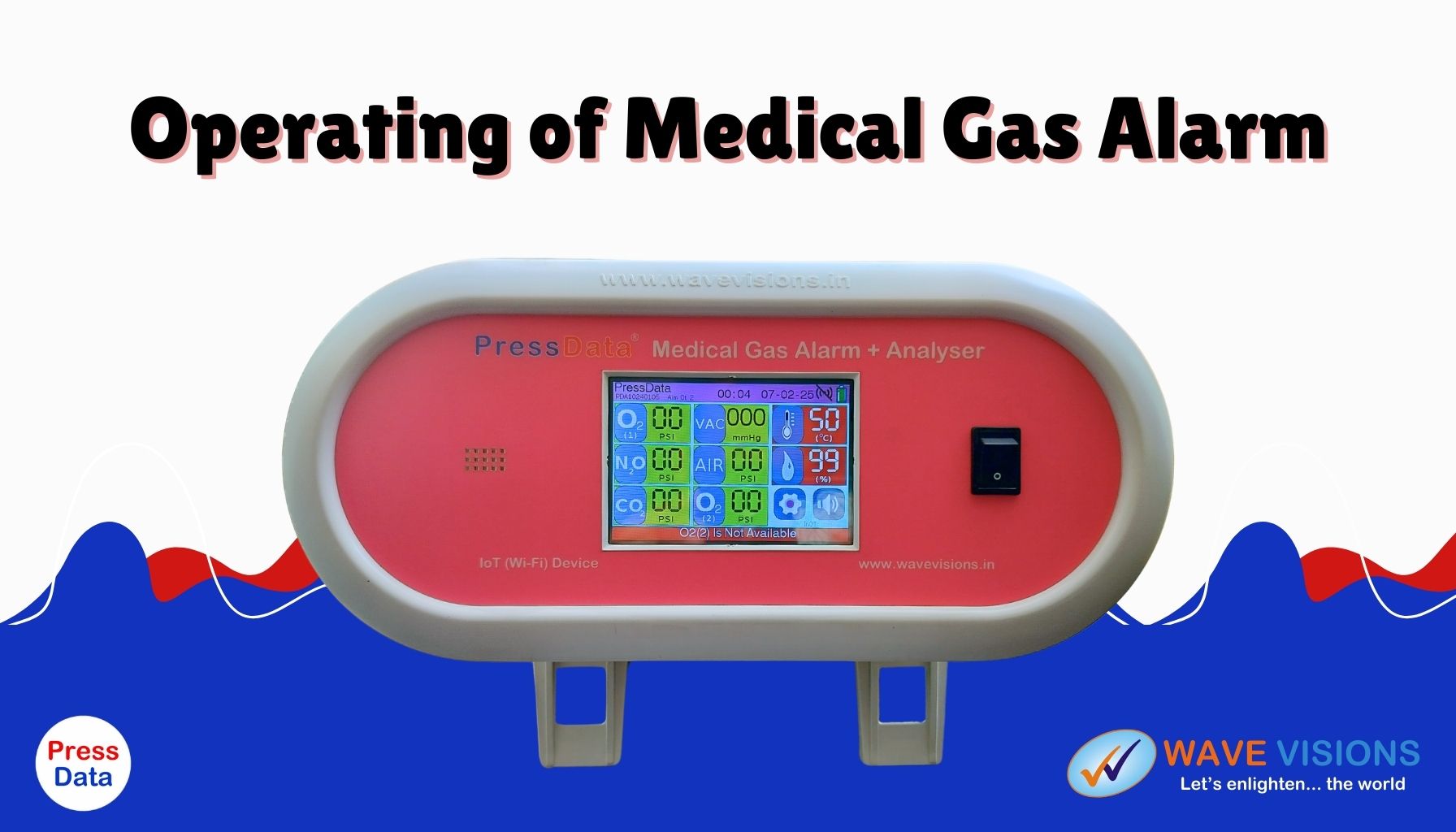 Operating of Medical Gas Alarm